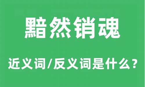 黯然销魂猜生肖_黯然销魂是代表什么生肖