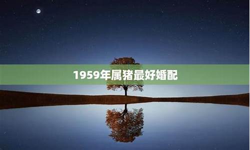 1959年属猪宜配生肖-59年属猪的婚配